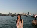 Sonya at the north side of Dubai Creek