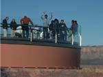 Travis on the Grand Canyon Skywalk