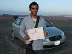 Travis with the Grand Canyon West certificate