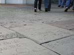 Graumans Chinese Theatre handprints, footprints and autographs