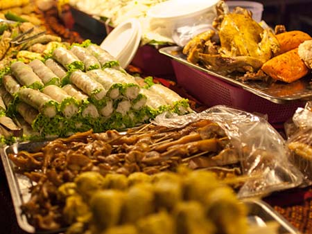 Rice paper rolls and other delicacies