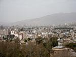 View of Shiraz from a mountain