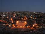 Amman Day One - Roman Theatre at night