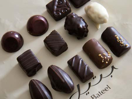 Selection of chocolates