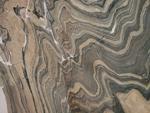 Close-up of restored marble