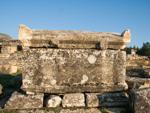 One of the many Sarcophagus with Greek text